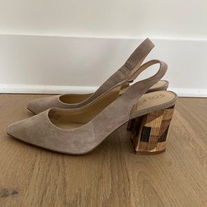 Sole Society geometric block heel